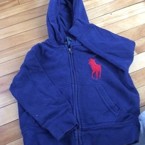 Polo navy blue hoodie